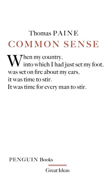 Common Sense by Thomas Paine