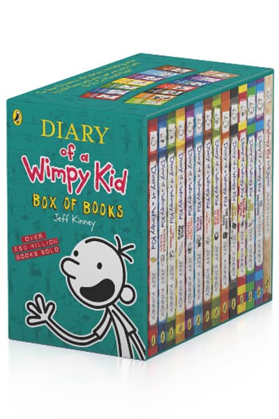 Diary of a   Wimpy Kid Box of Books by Jeff Kinney