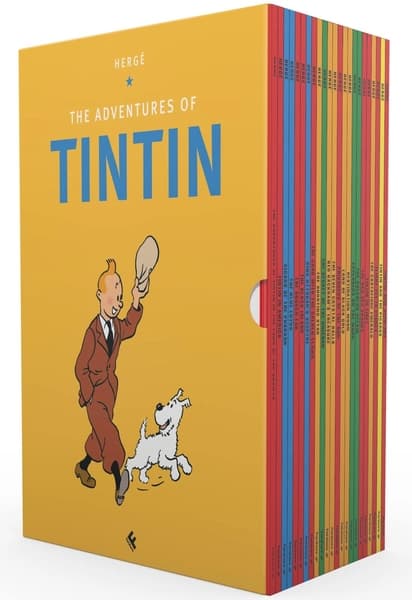Tintin Paperback Boxed Set 23 Titles by Hergé