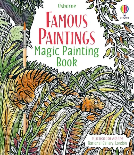 Famous Paintings Magic Painting Book by Rosie Dickins