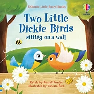Two Little Dickie Birds Sitting on a Wall by Russell Punter