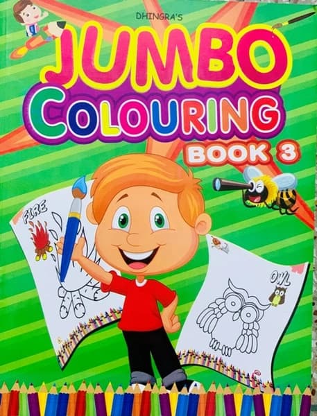 Jumbo Colouring Book 3 by Unassigned