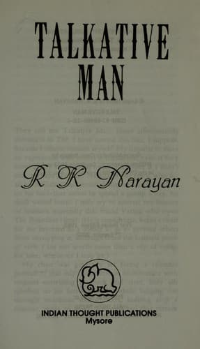 Talkative Man by R.K. Narayan