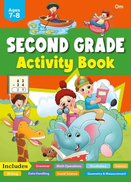 Second Grade Activity Book by Om Books International