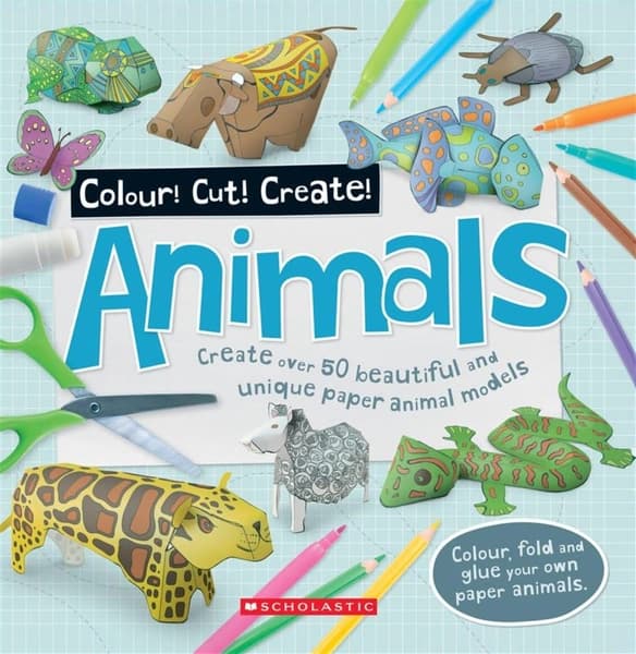 Colour! Cut! Create! Animals by Green Android