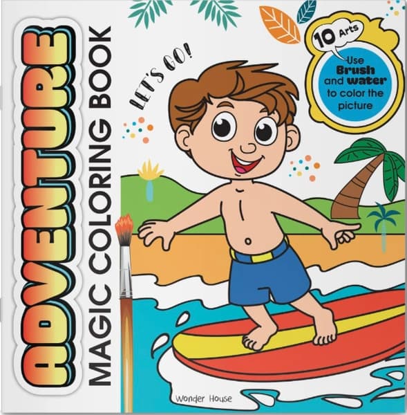 Adventure Magic Coloring Book by Wonder House Books