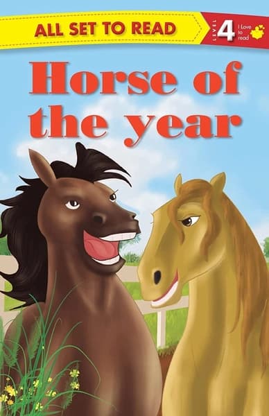 ALL SET TO READ LEVEL- 4 HORSE OF THE YEAR by Om Books Editorial