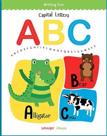 Capital Letters ABC: Write and Practice Capital Letters A to Z Book for Kids by Wonder House Books