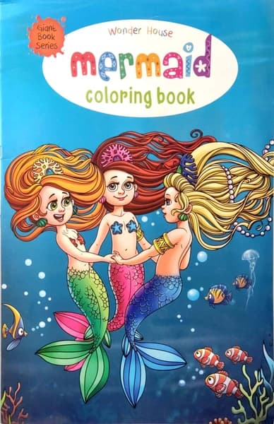Mermaid Colouring Book: Jumbo Sized Colouring Books by Wonder House