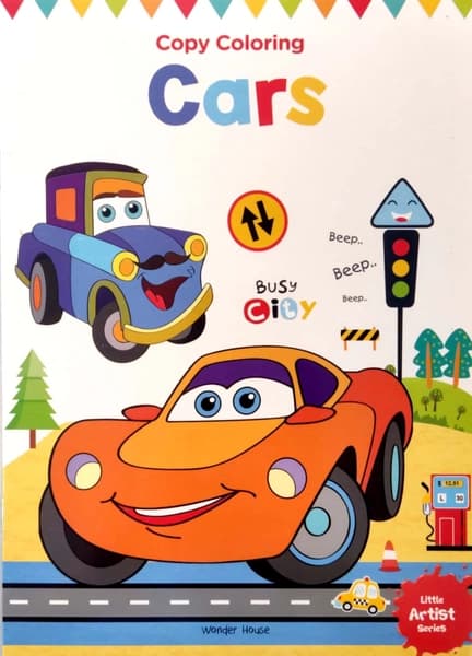 Little Artist Series Cars: Copy Colour Books by Wonder House