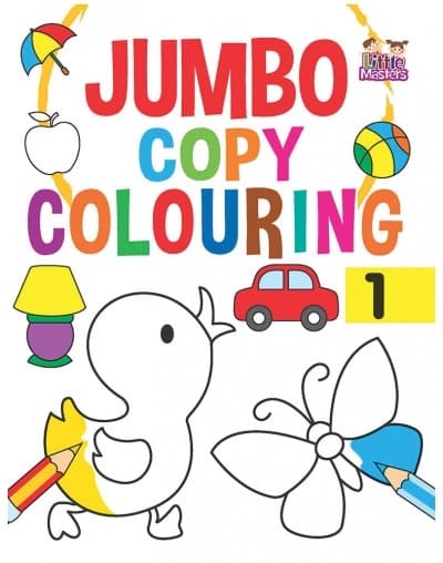 Jumbo copy colouring 1 by Little Masters