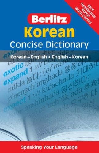 Korean Concise Dictionary by Berlitz