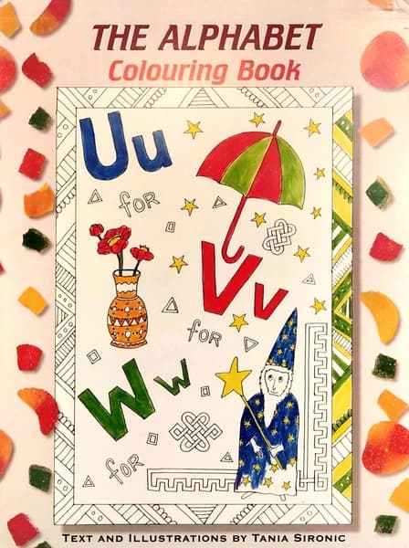 The Alphabet Colouring Book by Tania Sironic